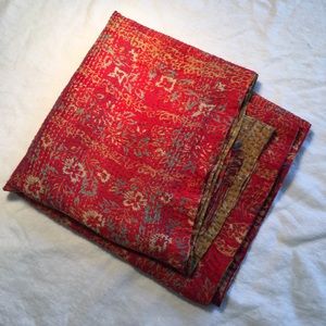 Raw Silk Handmade Scarf or Table Runner